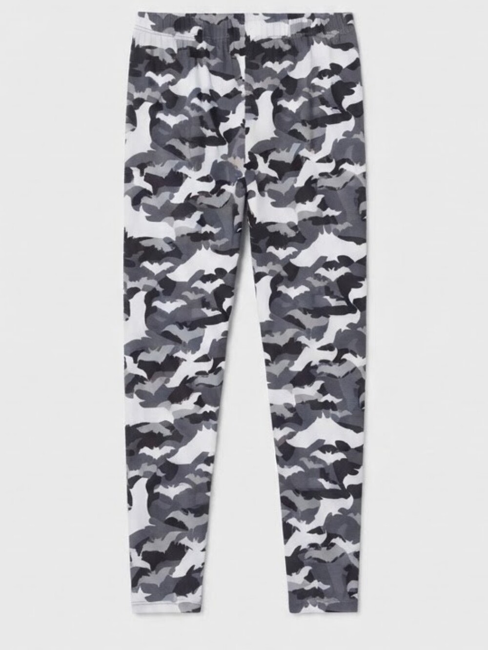 All-Over Bat Camouflage Print Leggings Gothic Alternative Activewear XL